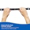 Kenney Mfg Twist & Fit No Tools Katrina Decorative Tension Shower Curtain Rod, 42-72in, Black KN911C/5HUS - alternate 4